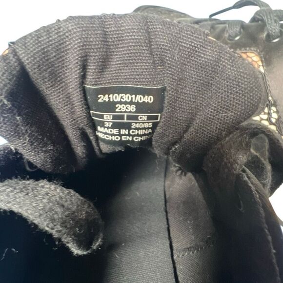 Zara Basic Black Lace Satin Sneakers Size 37 6.5 - Picture 12 of 12